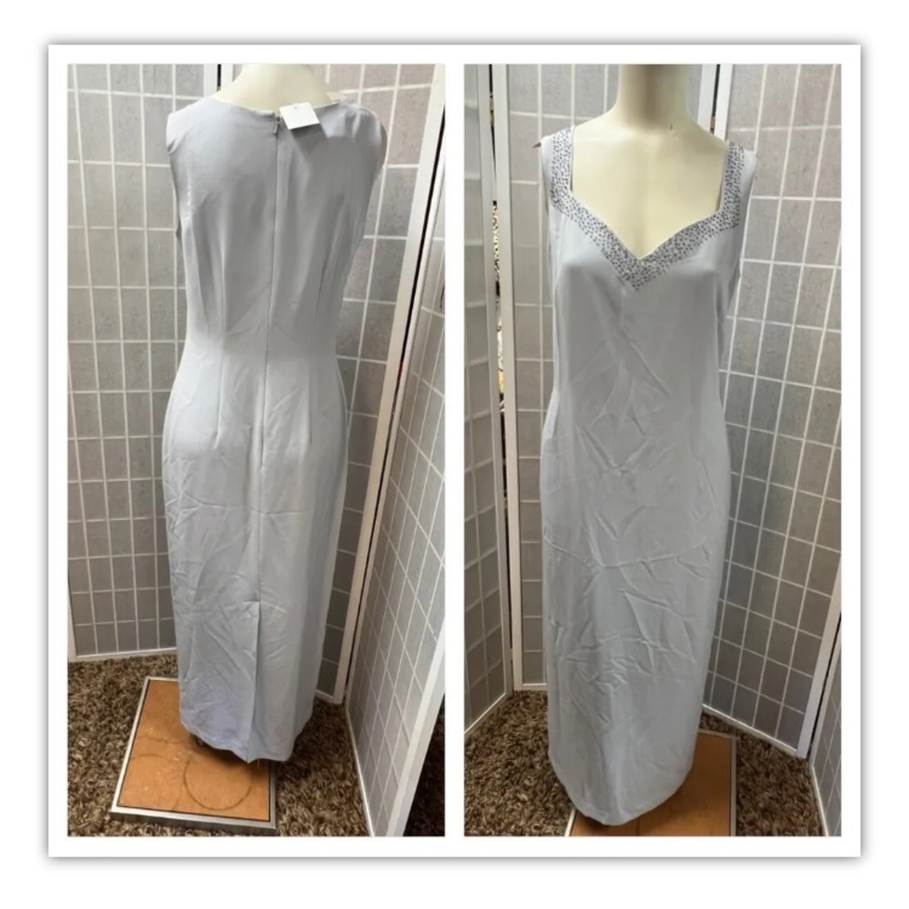 Marcelle Couture,dress,Parties,light blue,Size 6.: